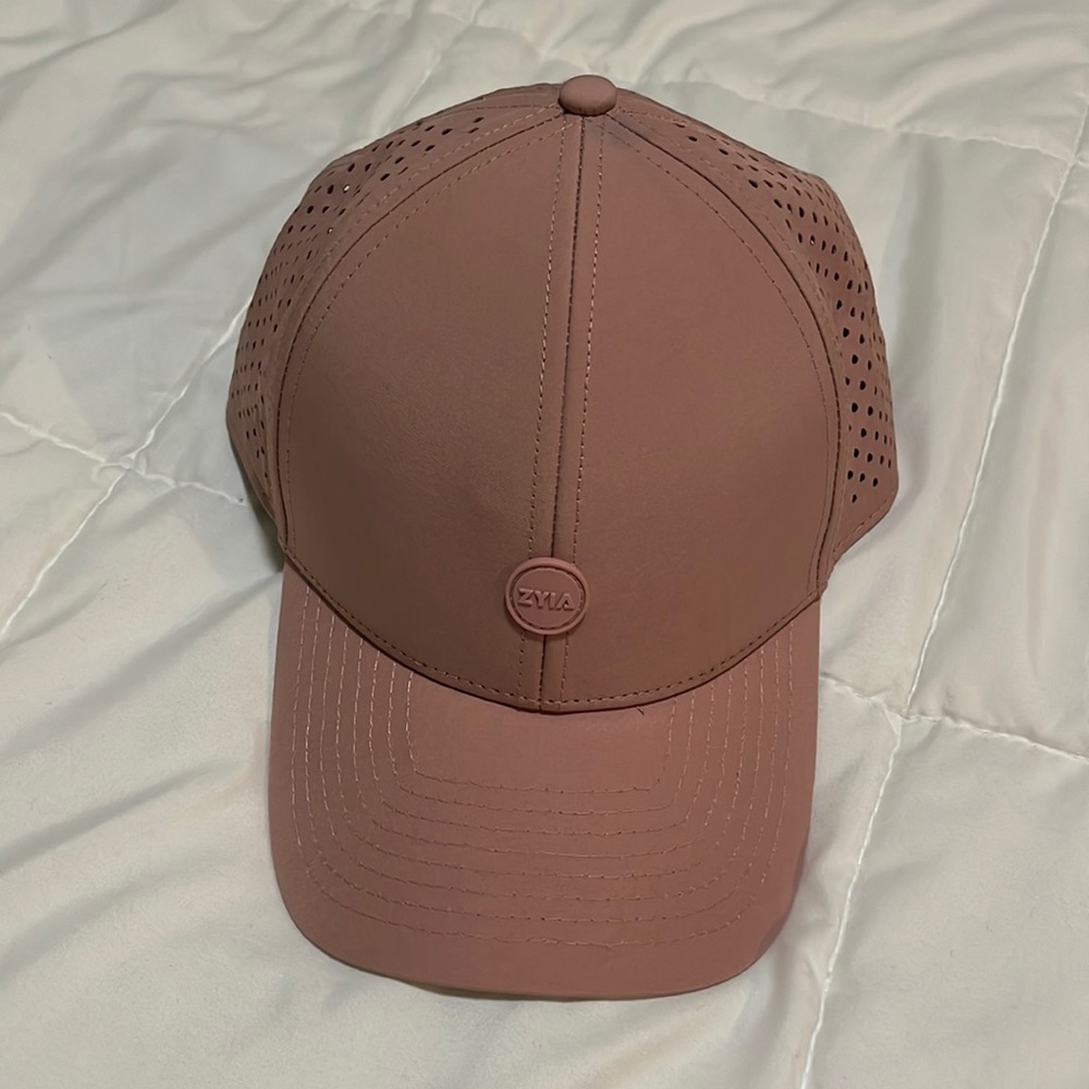 Zyia Active Pink Curved Brim Vortex SnapBack Cap